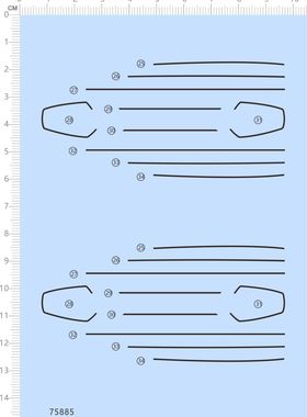75885 1/24 LANBORGHINI COUNTACH LP500S 模型车水贴现货