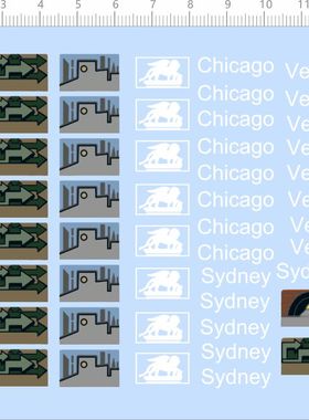 80763整版胶威尼斯人狮子Venice Berlin积木水贴娃娃盲盒公仔手办