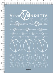 60888-A3611 v for vendetta V字仇杀队水贴