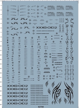 62780-Z48 PG Deathscythe Hell EW XXXG-01D2 地狱死神gd水贴111