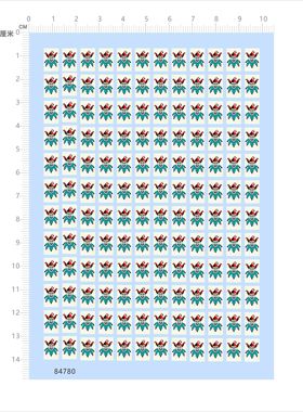 84780扑克牌小丑牌定制打印模型水贴可撕膜不干胶独立胶位现货