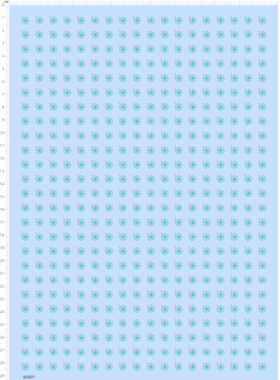 80907整版胶公仔手办娃娃粘土人偶标签小雏菊蒲公英图案水贴纸A4