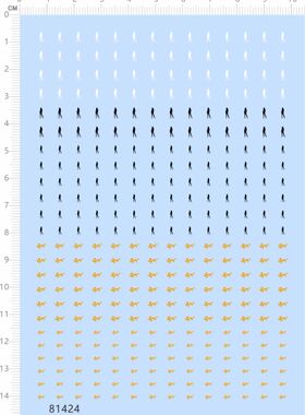 81424整版胶无比例内裤女孩龙图案水贴纸模型车内饰车载座椅现货