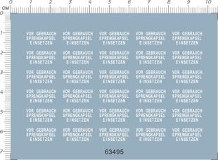 63495整版vor gebrauch sprengkapsel einsetzen使用前插入引爆器