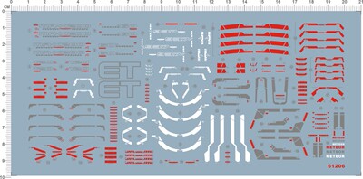61206-1512 SEED HG RG METEOR UNIT 流星号gd水贴2现货