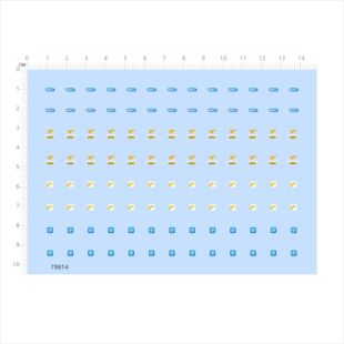 79814手办模型水贴1/比64人偶用 美团 饿了么 改尺寸比例2404定做