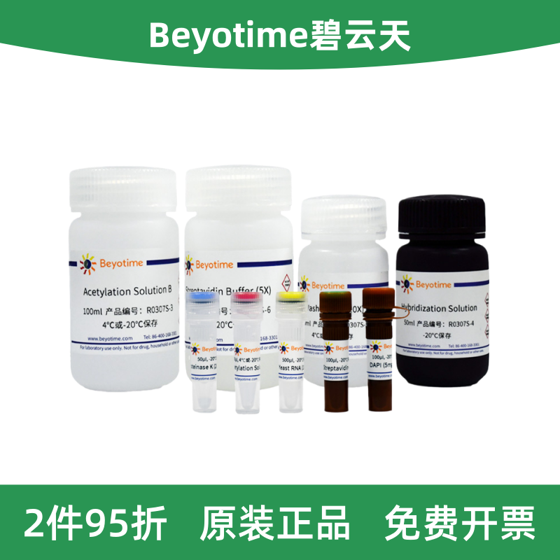 碧云天 R0307S/R0307M 生物素绿色荧光原位杂交RNA检测试剂盒
