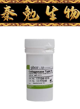 Gibco 货号：17104-019 胶原酶IV型Collagenase IV