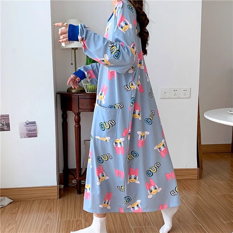 春秋季新款长袖休闲卡通宽松大码2-300斤可爱卡通胖MM