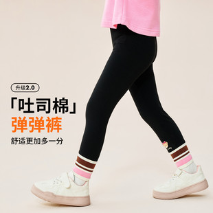 精典泰迪2025春秋款女童打底裤弹力舒适长裤休闲裤儿童裤子