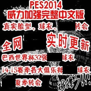 PC实况足球pes2014一键安装中文版 德甲欧冠中超亚冠补丁夏季转会 电玩/配件/游戏/攻略 STEAM 原图主图