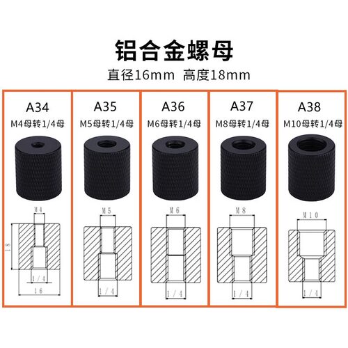 转换螺母孔相机转换螺丝