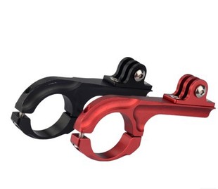 单车夹 Mount Q型F型铝合金适用于Gopro4自行车支架 31.8mm
