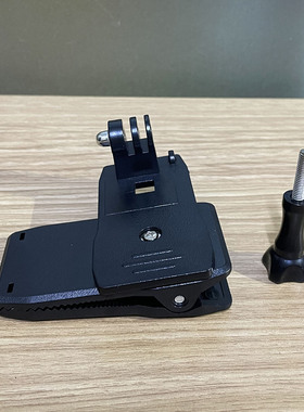 适用于运动相机摄像机SJCAM小米小蚁GoPro5 360度旋转背包夹夹子