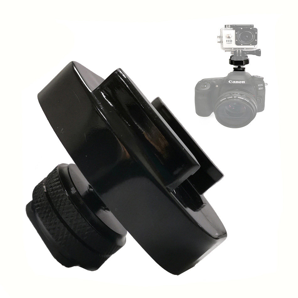 适用gopro hero9/8/7 DJI 运动相机配件 热靴同步拍摄支架 快卸式