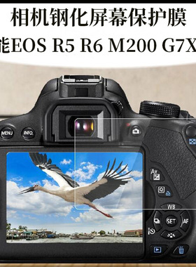 钢化贴膜佳能EOSR5 R6 M200 200DII 850D G7XIII相机屏幕保护贴膜