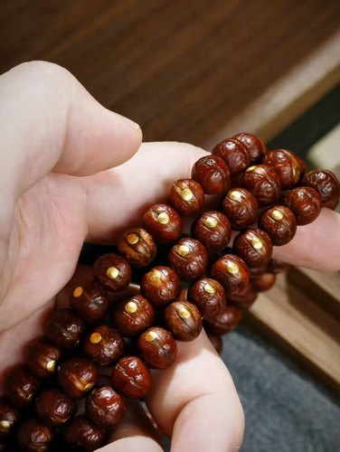 寄售 9mm凤眼 凤眼手串颗颗无漏眼完美品质搭配整套24K黄金配饰
