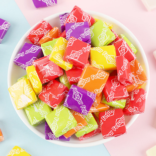 混合水果味瑞士糖软糖零食喜糖年货散装糖果怀旧休闲小吃招待批发