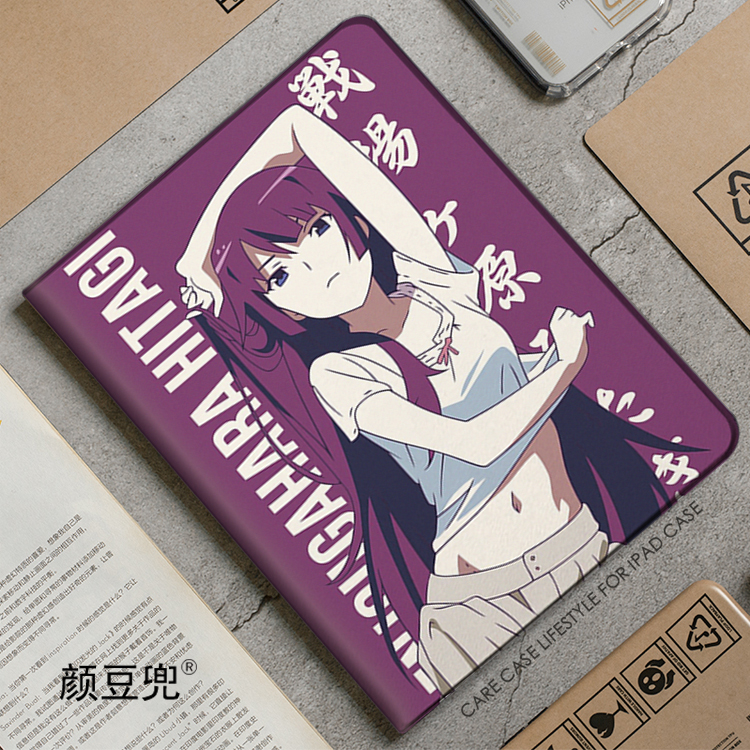 物语战场原黑仪ipad10.2适用air4/5第十代10.9保护套matepad pro11笔槽mini5/6小米5pro12.9荣耀V8皮套OPPOPA