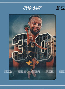 库里Curry30号勇士队ipad10.2适用air4/5第十代10.9保护套matepad pro12.9笔槽mini5/6小米5/6pro11荣耀V8pro