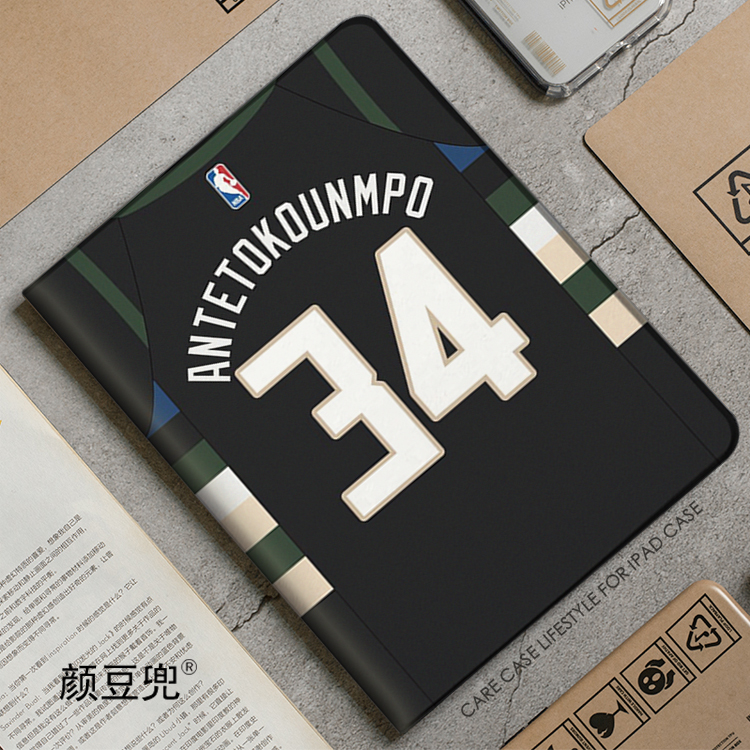 阿德托昆博保护套ipad10.2雄鹿队