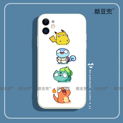 口袋妖怪宝可梦杰尼龟皮卡丘手机壳iPhone11适用12Pro苹果XS MAXR