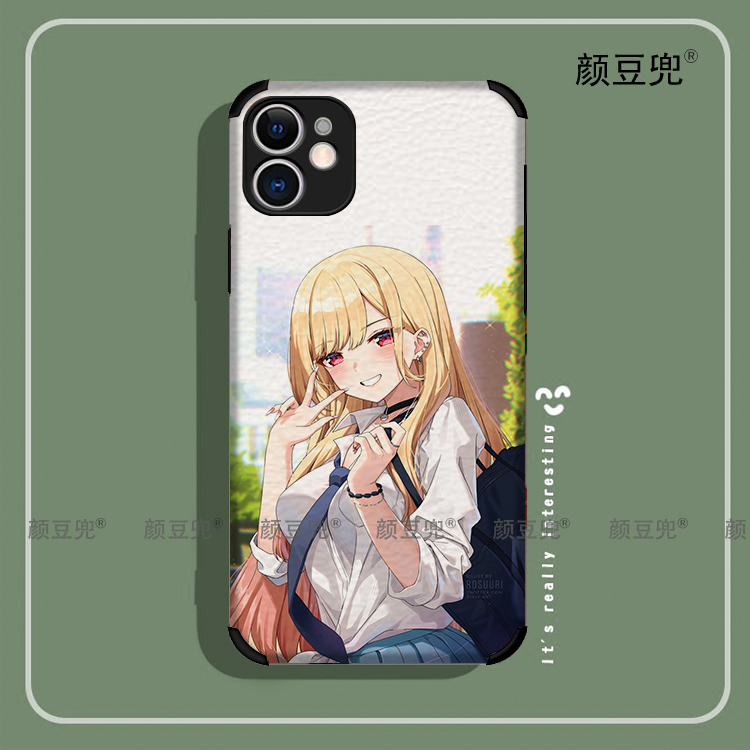 适用iphone13promax更衣人偶坠入爱河喜多川海梦12小羊皮手机壳xr