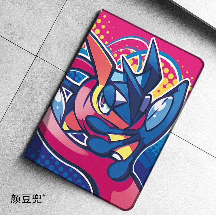 羁绊甲贺忍蛙ipad10.2适用air3/4/5保护套pro11笔槽mini5/6小米5Pro第十代matepad pro寸12.9荣耀V8p宝可梦V7