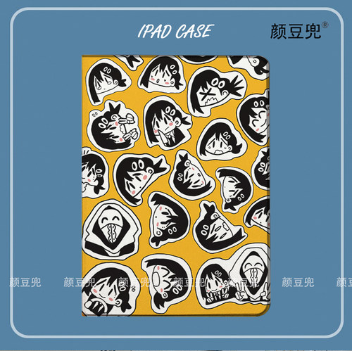 东山小红 电锯人ipad10.2适用air4/5第十代10.9保护套matepad pro11笔槽mini5/6小米5pro12.9荣耀V8皮套OPPOP