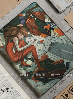 EVA明日香 福音战士 ipad10.2适用于air4/5 10.9保护套matepad pro12.9 Air3笔槽mini5/6小米5/6pro11华为M6