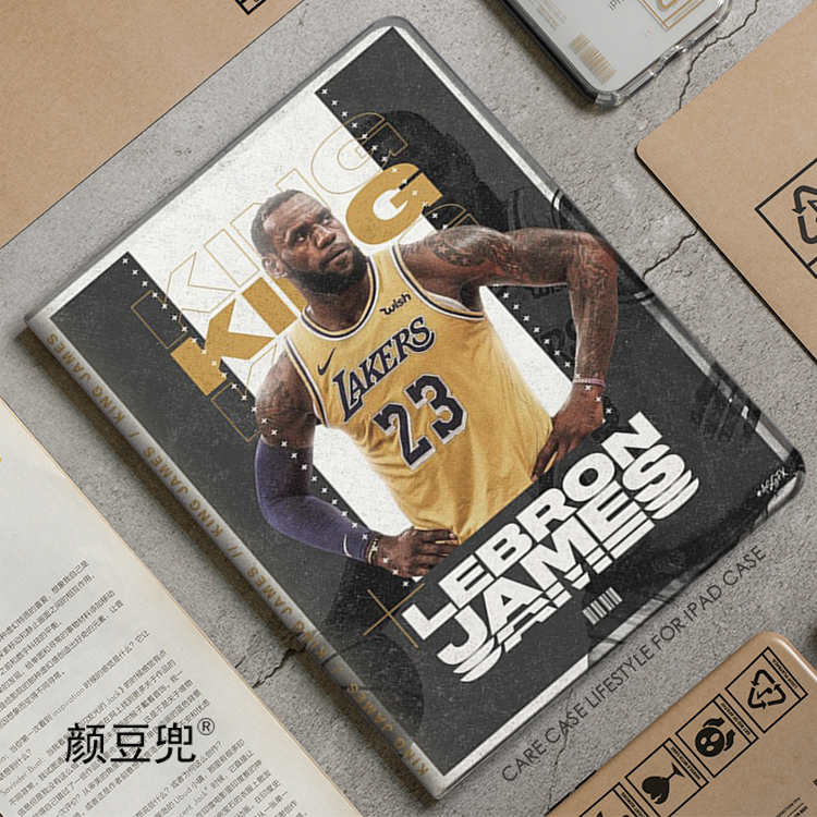 詹姆斯23湖人号ipad10.2适用air4/5保护套matepa pro11笔槽min5/6