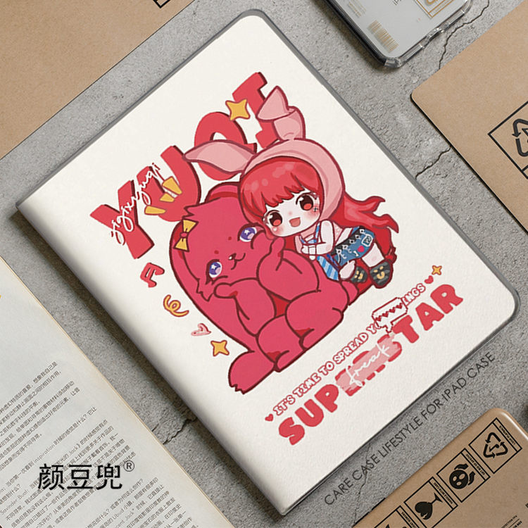 GIDLE周边 宋雨琦 YUQ1同款ipad10.2适用air4/5 11第十11代保护套matepad pro11笔槽mini5/6小米5pro12.9华为