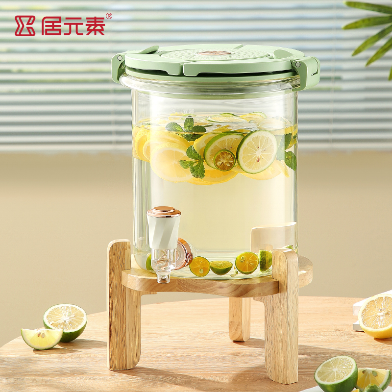 居元素密封罐高硼硅玻璃发酵桶