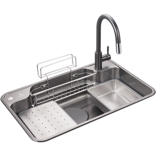 【活动】欧琳日式大单槽水槽 304不锈钢家用纳米易清洁洗碗槽菜盆