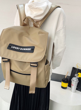 高颜值户外防水登山包超轻便翻盖背包通勤电脑包大学生运动双肩包