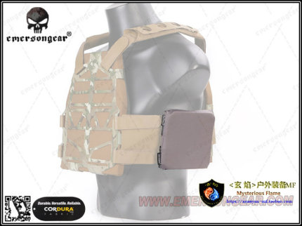 Emersongear/爱默生 SS风格背心专用侧护板SS背心侧护板通用MOLLE