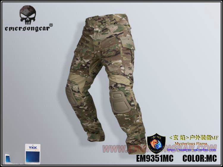 Emersongear/爱默生 G3三代作训裤蛙服裤工装裤户外裤（配护膝）