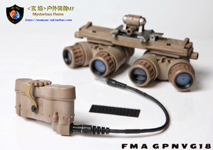 FMA新款gpnvg18四目夜视仪模型
