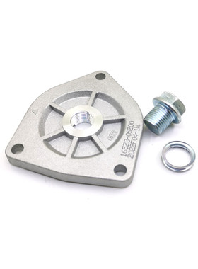 适用奔达摩托车灰石BD300-15-16放机油螺丝三角底板金吉拉油底壳