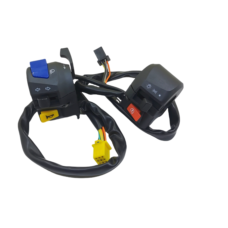适用豪爵摩托车HJ125-2A-2C-2G HJ150-2A-2G大灯起动喇叭开关总成