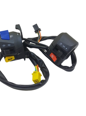 适用豪爵摩托车HJ125-2A-2C-2G HJ150-2A-2G大灯起动喇叭开关总成