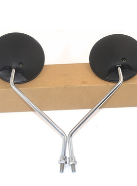 适配摩托车嘉陵JH70天虹DY90 48助力车后视镜倒车镜铃木AX反光镜