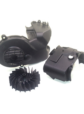 适用豪爵踏板车UM125T-A/C天玉UZ125T红宝发动机风扇罩散热风叶盖