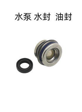 适用 奔达摩托车BD300-15-16灰石300金吉拉300水泵 水封 油封组件