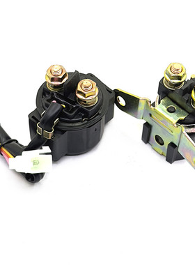 适用豪爵悦星HJ125T-9-9C-9D-23踏板摩托车启动继电器起动磁吸