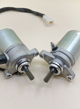 适用雅马哈踏板车100起动马达JOG巧格福喜林海S5 S9酷奇启动马达