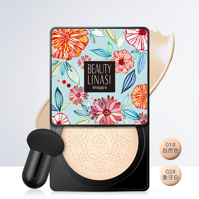 美颜霜蘑菇气垫BB霜自然遮瑕轻透