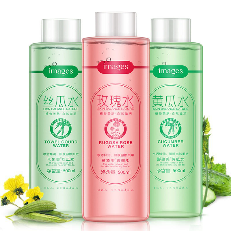 玫瑰水黄瓜水丝瓜原液纯补水保湿收缩毛孔露爽肤水大瓶柔肤面膜水