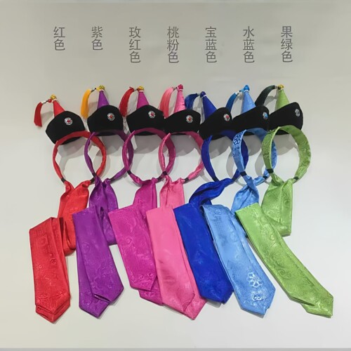 蒙古族舞蹈演出手工飘带头饰