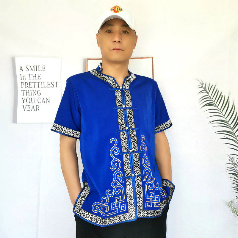 短款夏季短袖上衣员工服